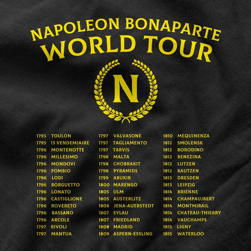 Camiseta Napoleon Bonaparte World Tour