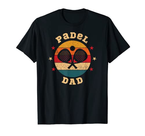 Papá Dad | Hombres | Padre | Jugador de pádel divertido Camiseta