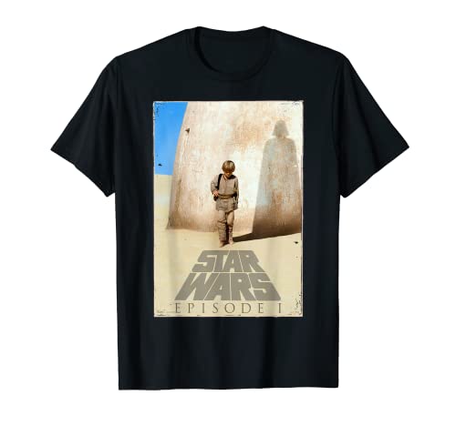 Star Wars Anakin Episode 1 Shadow Poster Camiseta