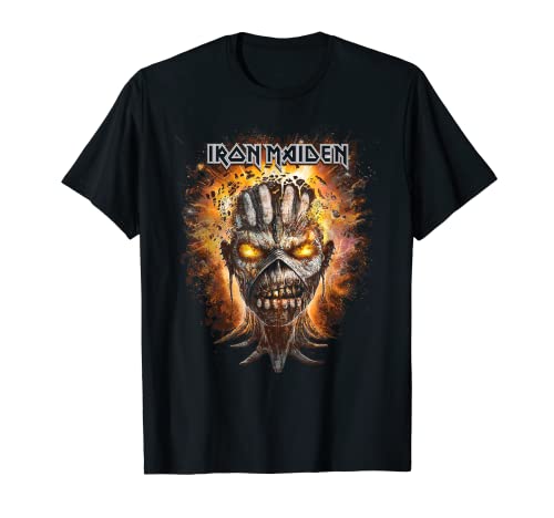 Iron Maiden - Exploding Head Eddie Camiseta