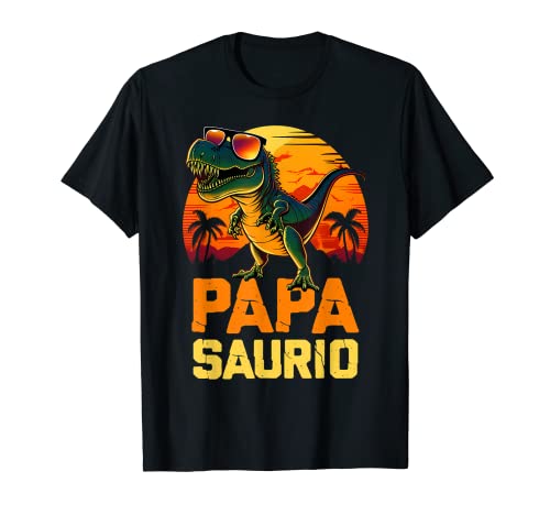 Papasaurus Regalo Papasaurio Día Del Padre Abuelo Hombre Camiseta