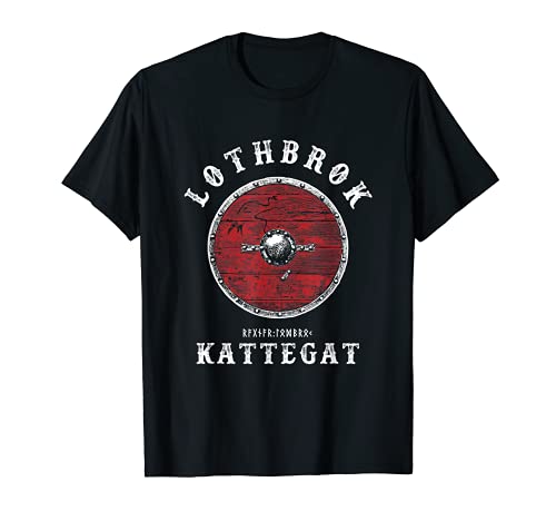 Ragnar Lothbrok - Kattegat Vikingo Escudo Camiseta